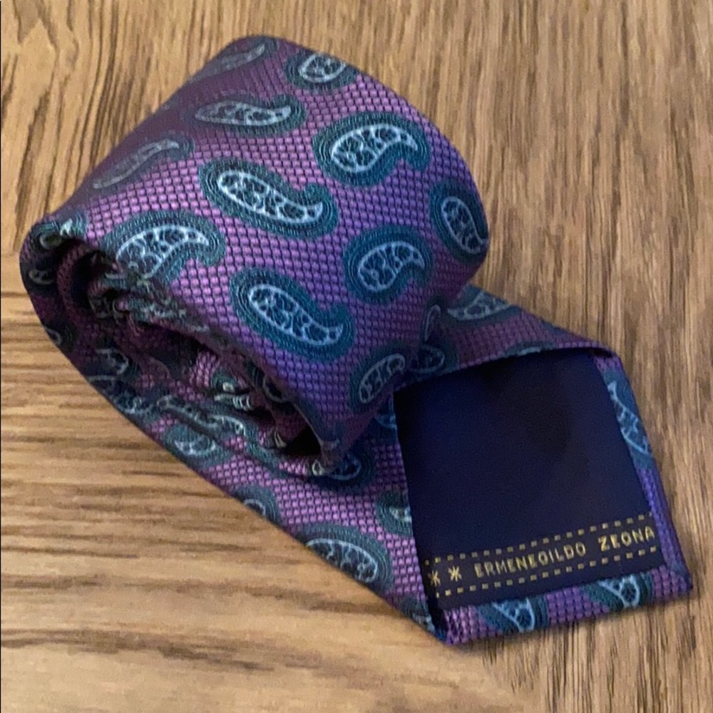 Ermengildo Zegna Silk Tie